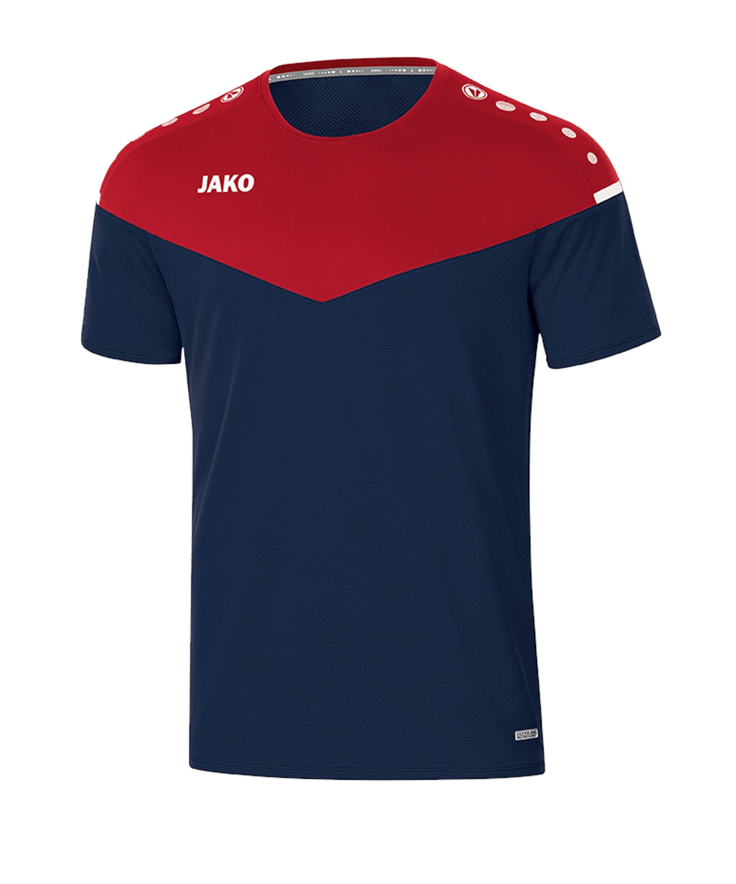 JAKO Funktionsshirt in navy / rot / weiß, Produktansicht