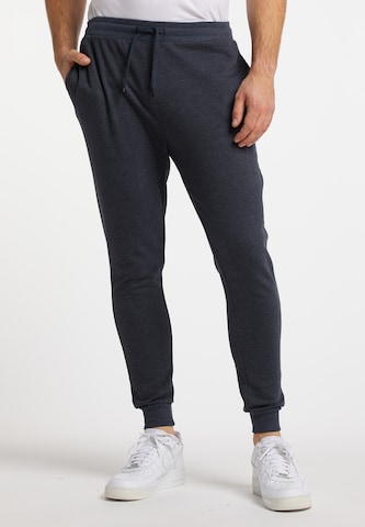 Mo SPORTS Tapered Broek in Grijs: voorkant