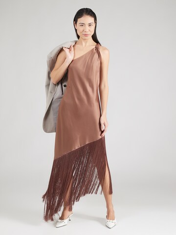Robe 'KIWI' PINKO en marron : devant