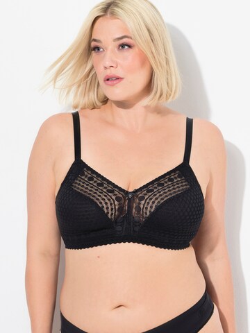T-shirt Reggiseno di Ulla Popken in nero