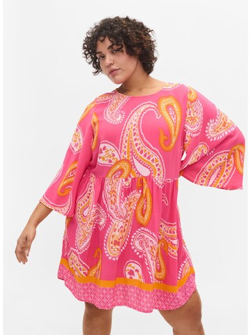 Zizzi Tunic 'Eluna' in Pink: front