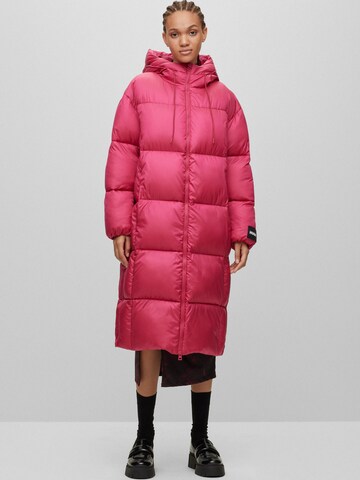 HUGO Winter Coat 'Fini-1' in Pink: front