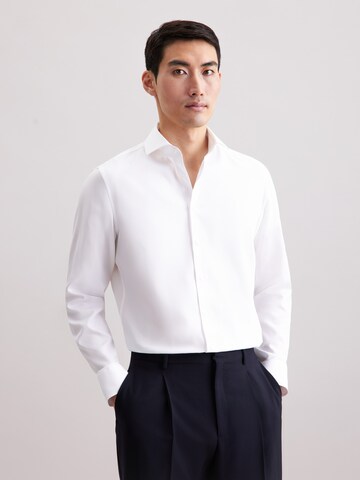 Coupe slim Chemise business SEIDENSTICKER en blanc : devant