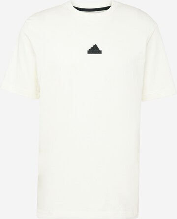 ADIDAS SPORTSWEAR - Camiseta funcional 'CE Q1' en blanco: frente