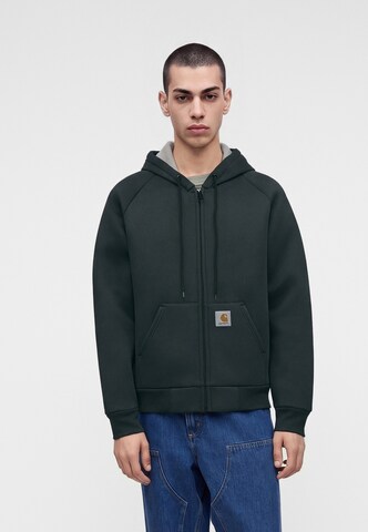 Carhartt WIP Sweatjacka 'Lux' i grön: framsida