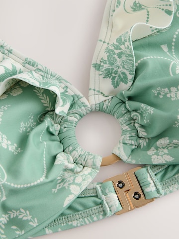 LAURA ASHLEY Triangel Bikinitop in Groen