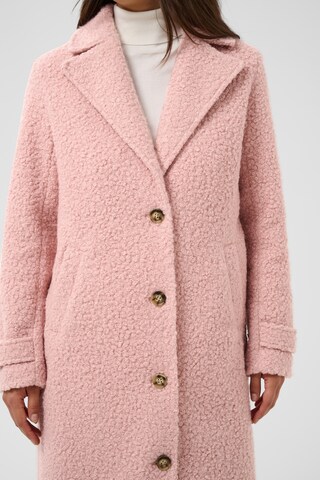 Kaffe Between-seasons coat in Pink