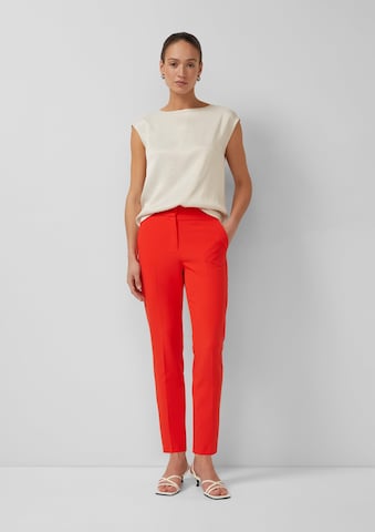 s.Oliver Tapered Hose in Rot: Vorderseite