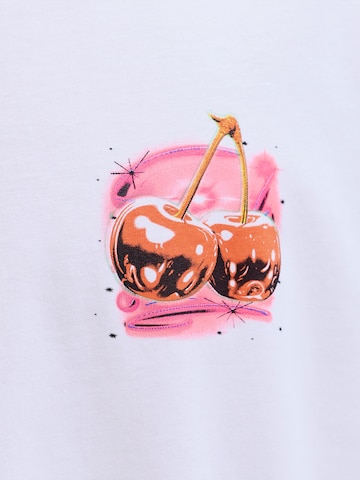 JACK & JONES Majica 'JORAIRBRUSH' | bela barva