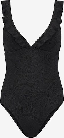 juoda Shiwi Trikampė Maudymosi kostiumėlis 'Bobbie': priekis