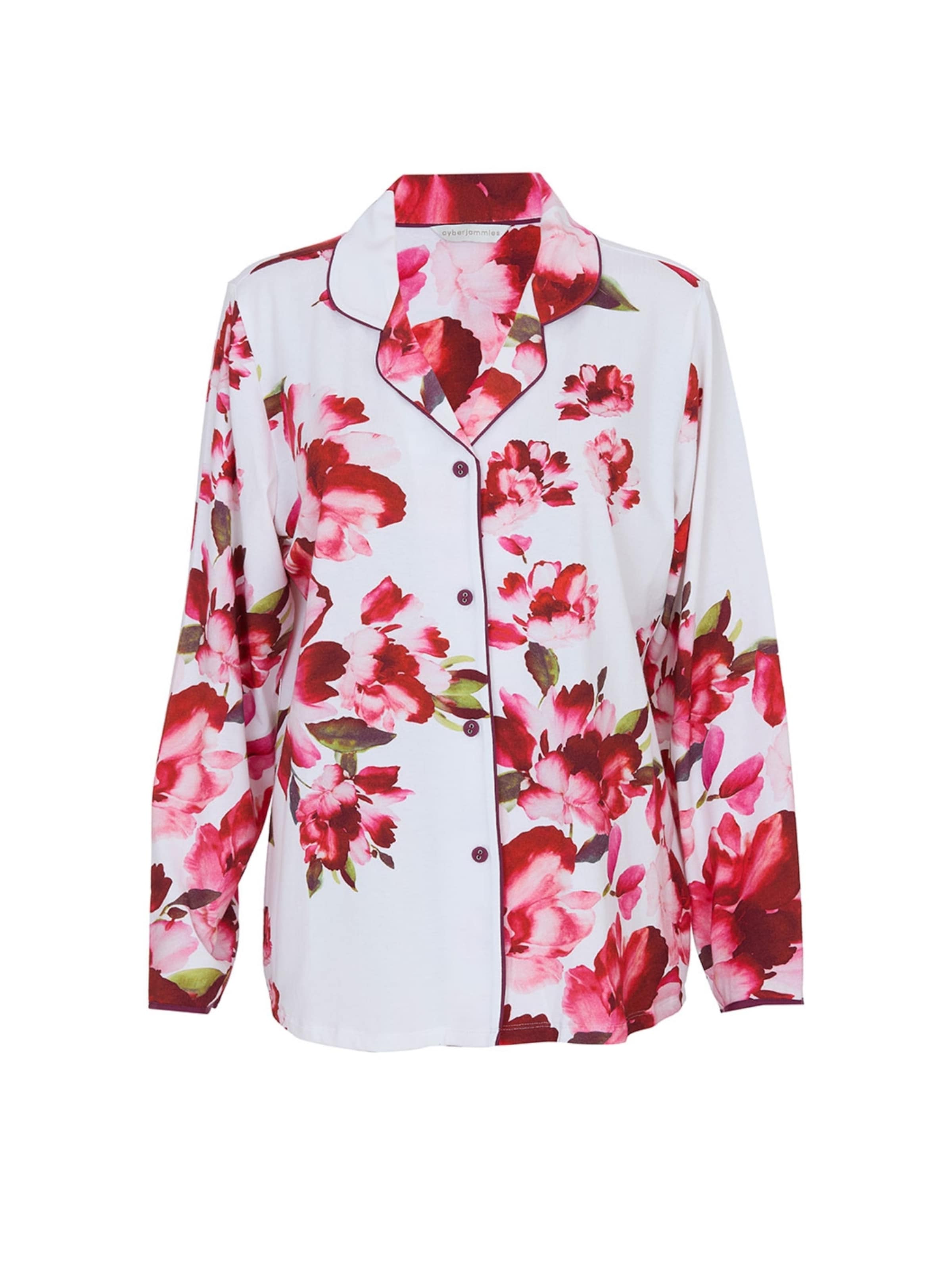 Chemise de nuit 'Isabella' Cyberjammies en rouge : devant