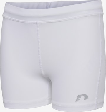 Skinny Pantalon de sport Newline en blanc