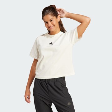 ADIDAS SPORTSWEAR Performance Shirt 'Z.N.E.' in White: front