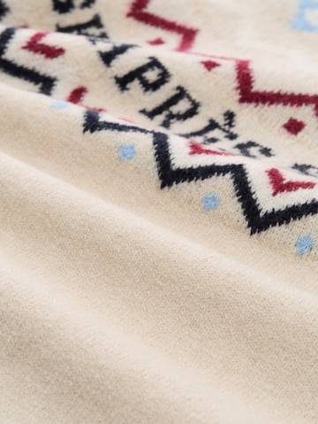 TOM TAILOR Pulover | bež barva