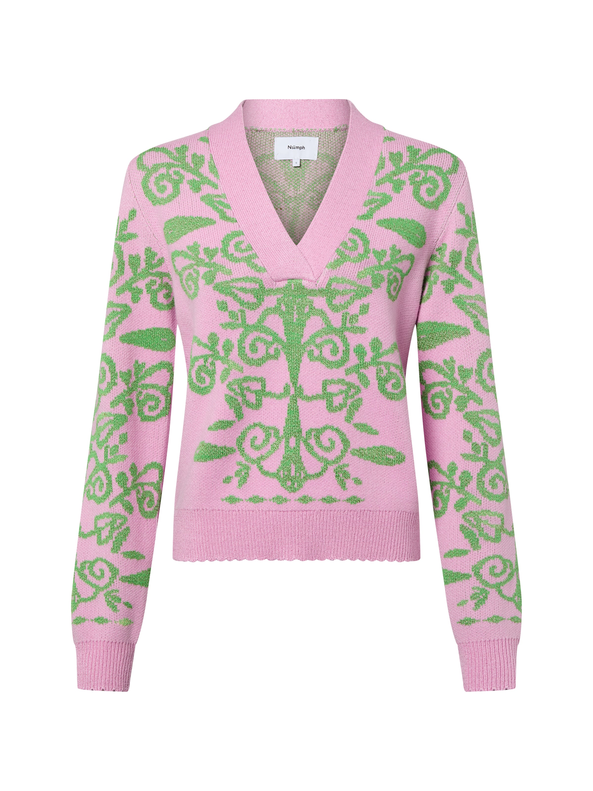 NÜMPH Sweater 'Seida' in Pink: front