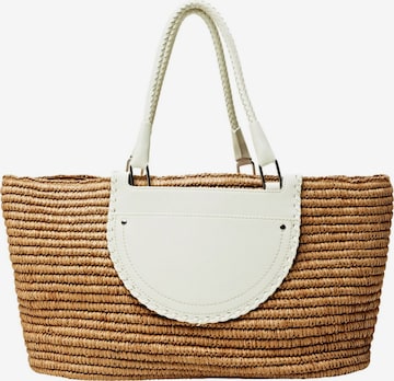 ESPRIT Strandtas in Beige: voorkant