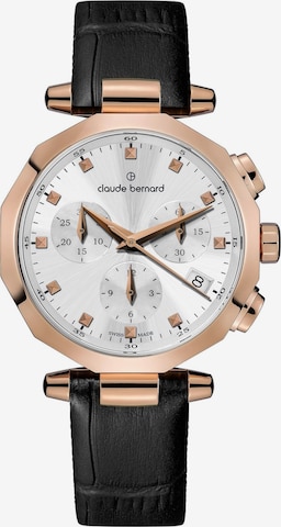 Claude Bernard Analoguhr 'Dress Code Chronograph' in Silber: Vorderseite