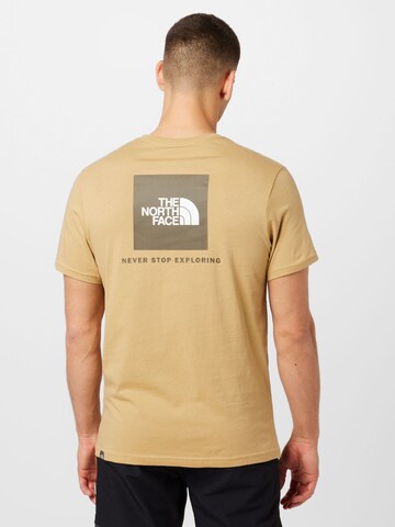 Coupe regular T-Shirt fonctionnel 'Red Box' THE NORTH FACE en vert