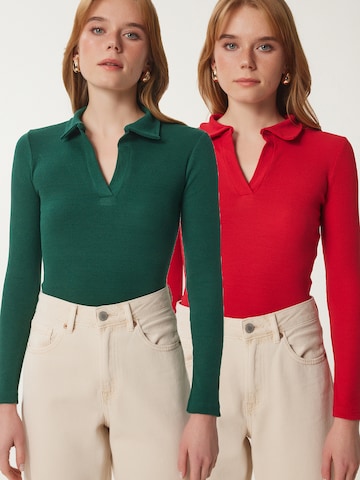 Happiness İstanbulPulover - zelena boja: prednji dio