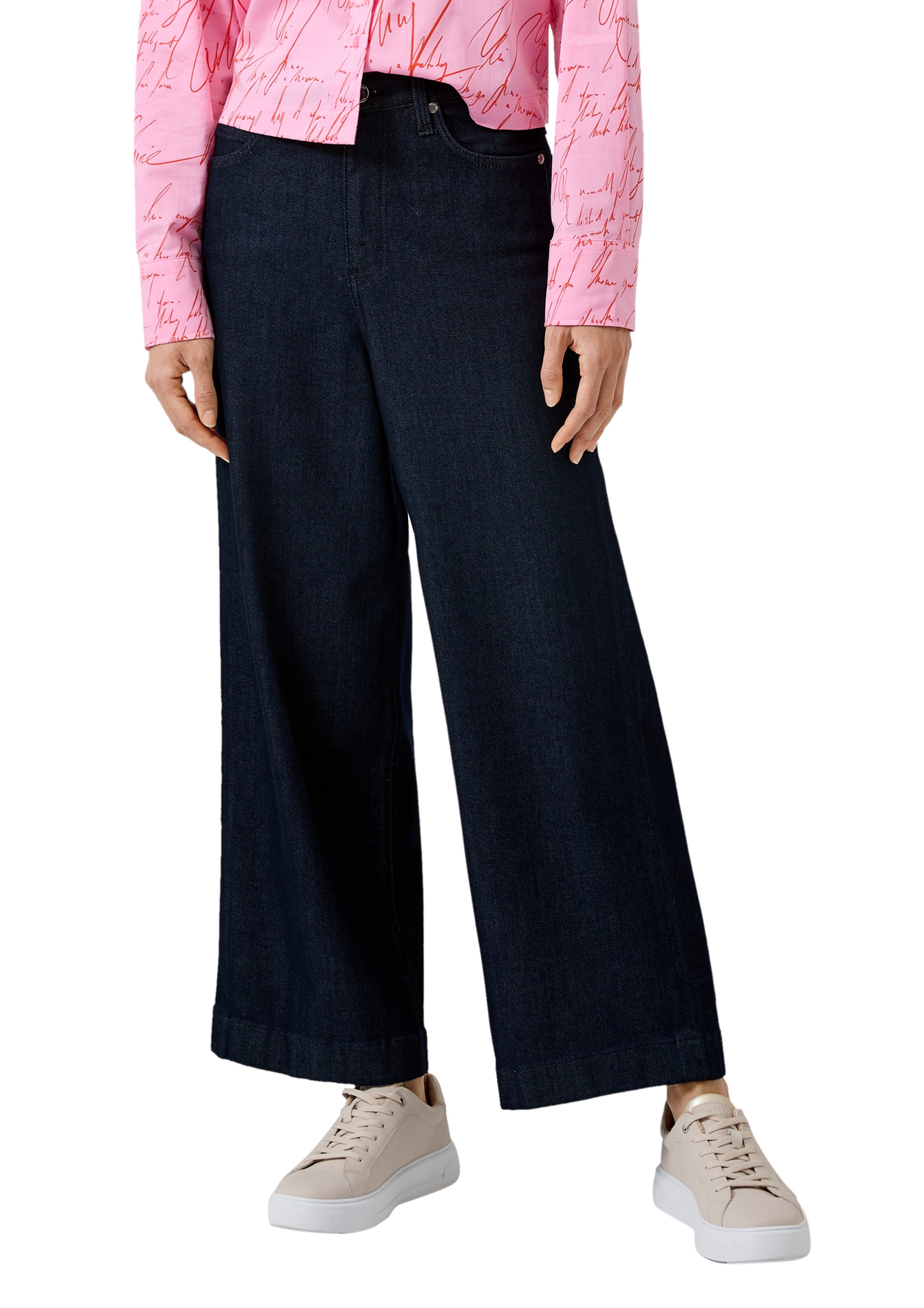 Wide Leg Jean 'Suri' s.Oliver en bleu : devant