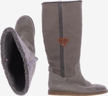 Tommy Jeans Stiefel 39 in Grau: predná strana