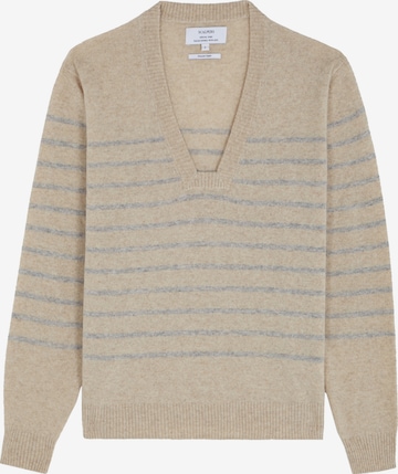 Scalpers Svetr 'Joy Square' – béžová: přední strana