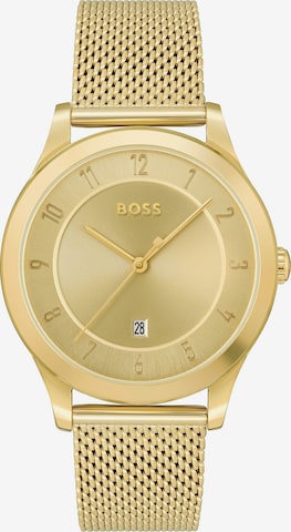 Orologio analogico di BOSS Black in oro: frontale