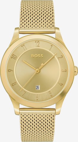 BOSS Black Analoog horloge in Goud: voorkant