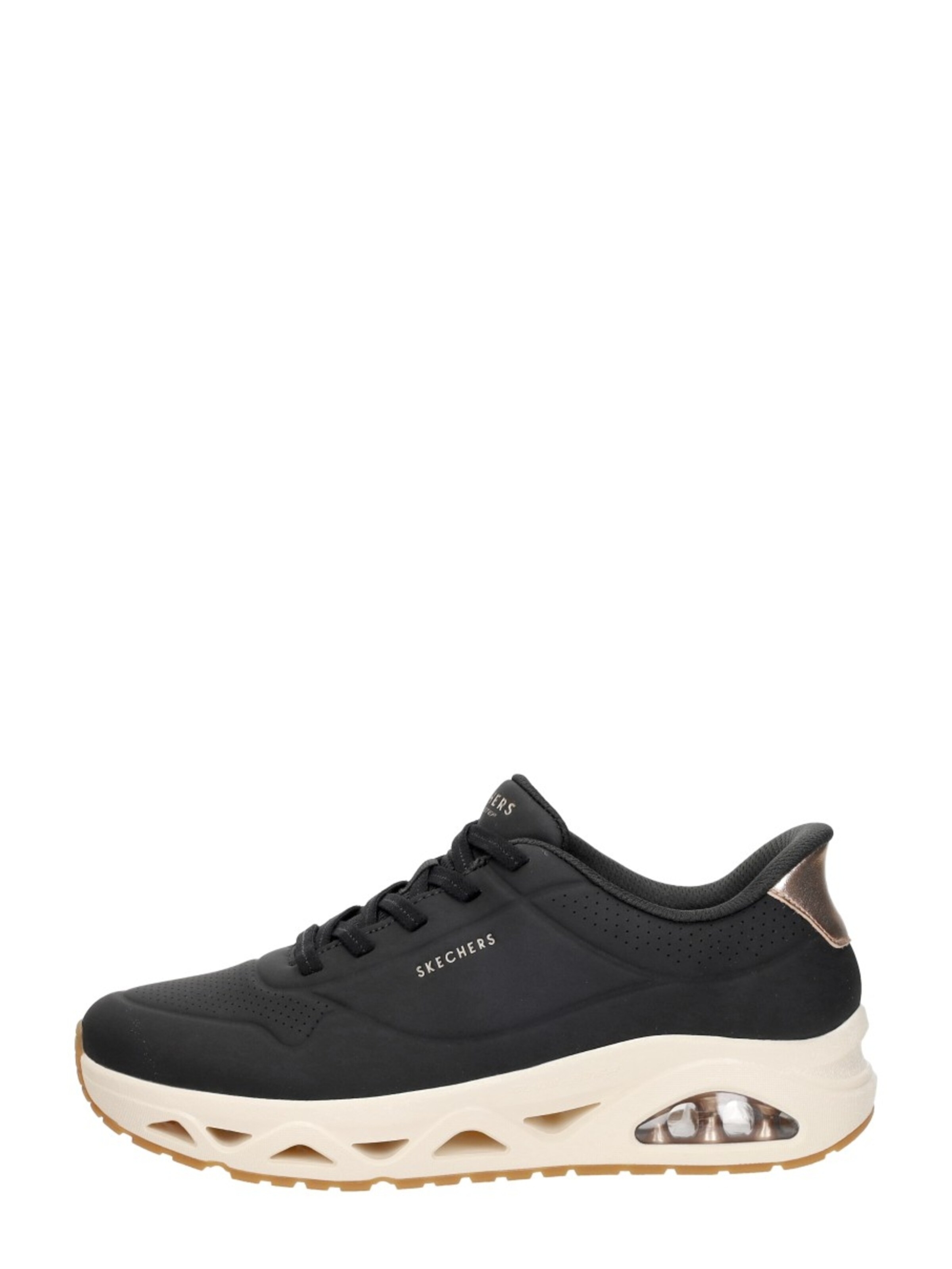 SKECHERS Sneakers laag 'Slip-Ins: Uno Glide Step - Glide On Air' in Zwart: voorkant