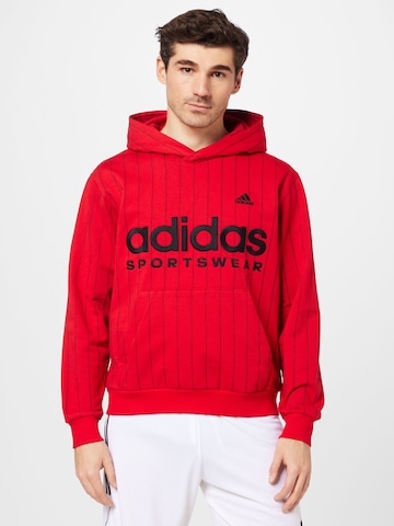 Sweat de sport ADIDAS SPORTSWEAR en rouge : devant