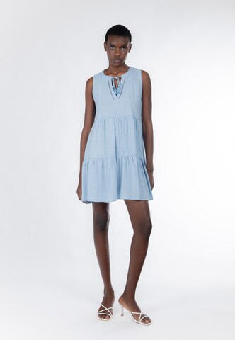 Influencer - Vestido en azul