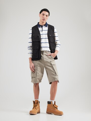 G-STAR Ohlapna forma Kargo hlače | siva barva