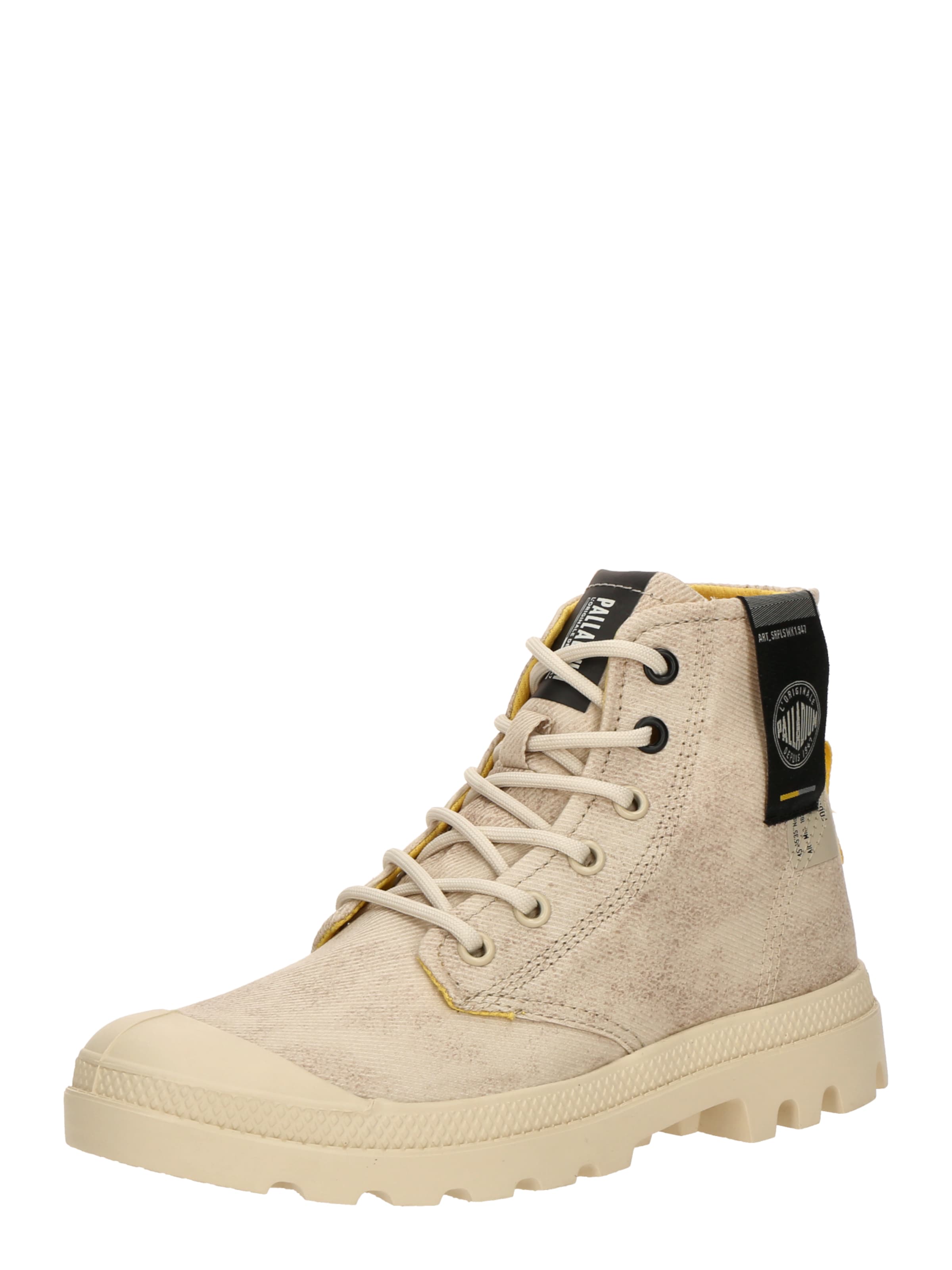 Palladium Lace-up bootie 'Pampa Surplus' in Beige: front