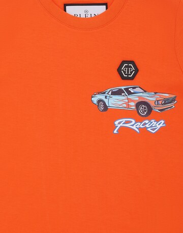 Philipp Plein T-Shirt 'Racing' in Orange
