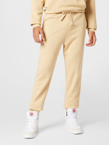 Resteröds Tapered Trousers 'BAMBOO' in Beige: front