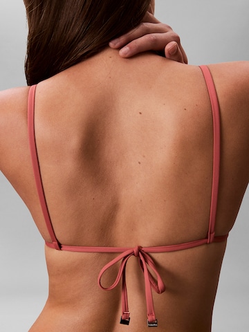 Calvin Klein Swimwear Triangel Bikinitop 'Essentials' in Pink