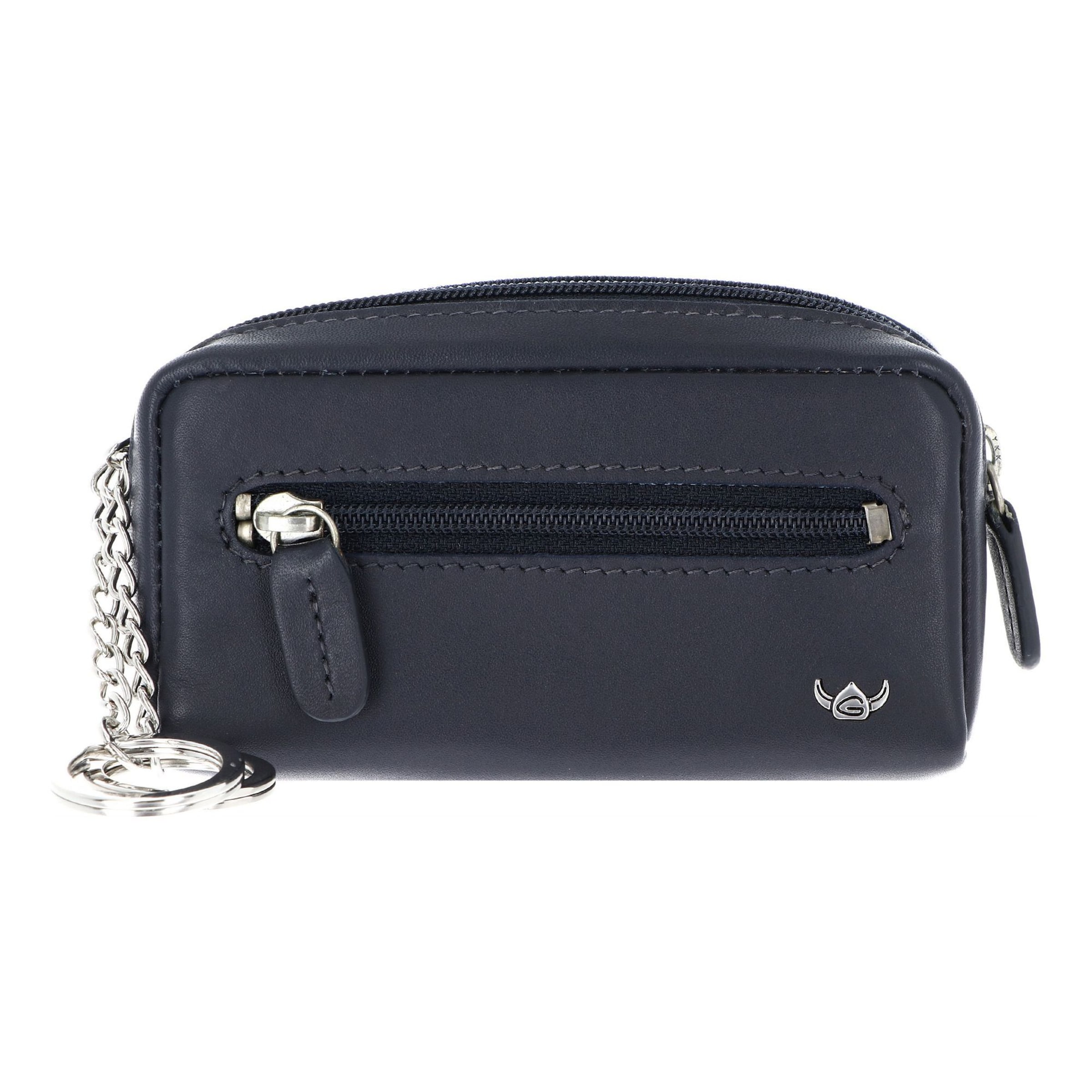 GOLDEN HEAD Etui 'Polo' in Blau: Vorderseite