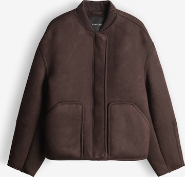 OPUSPrijelazna jakna 'Halissa' - smeđa boja: prednji dio