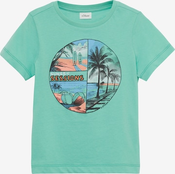 s.Oliver Shirt in Groen: voorkant