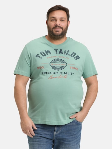 TOM TAILOR Men + Shirt in Green: front