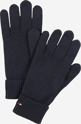 TOMMY HILFIGER Full Finger Gloves in Blue: front