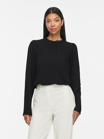 VILA Bluse 'VIPALLAS' i sort: forside