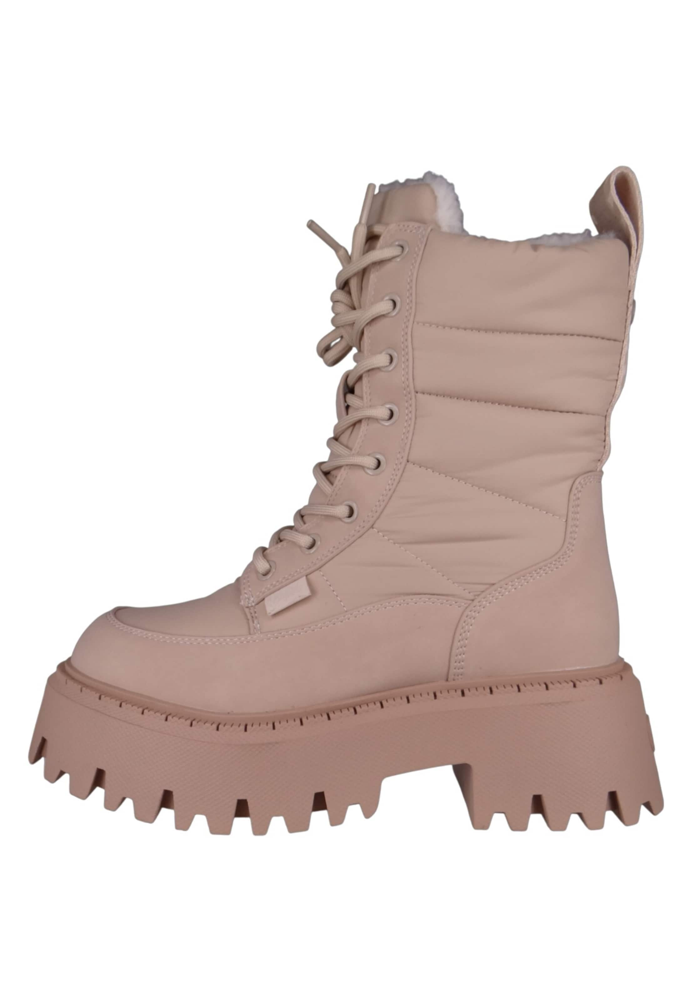 BUFFALO - Botim com fivela 'Aspen' em bege