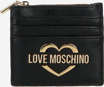 Étui Love Moschino en noir : devant