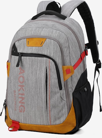 Aoking Backpack in Grey: front