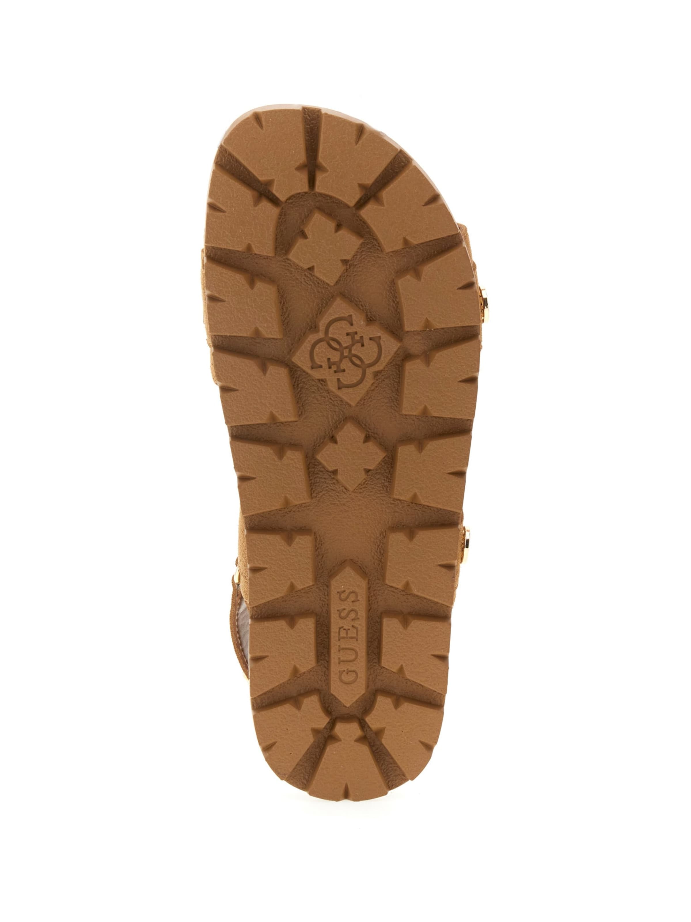 GUESS Босоножки с ремешком 'FLORIZI' в Коричневый
