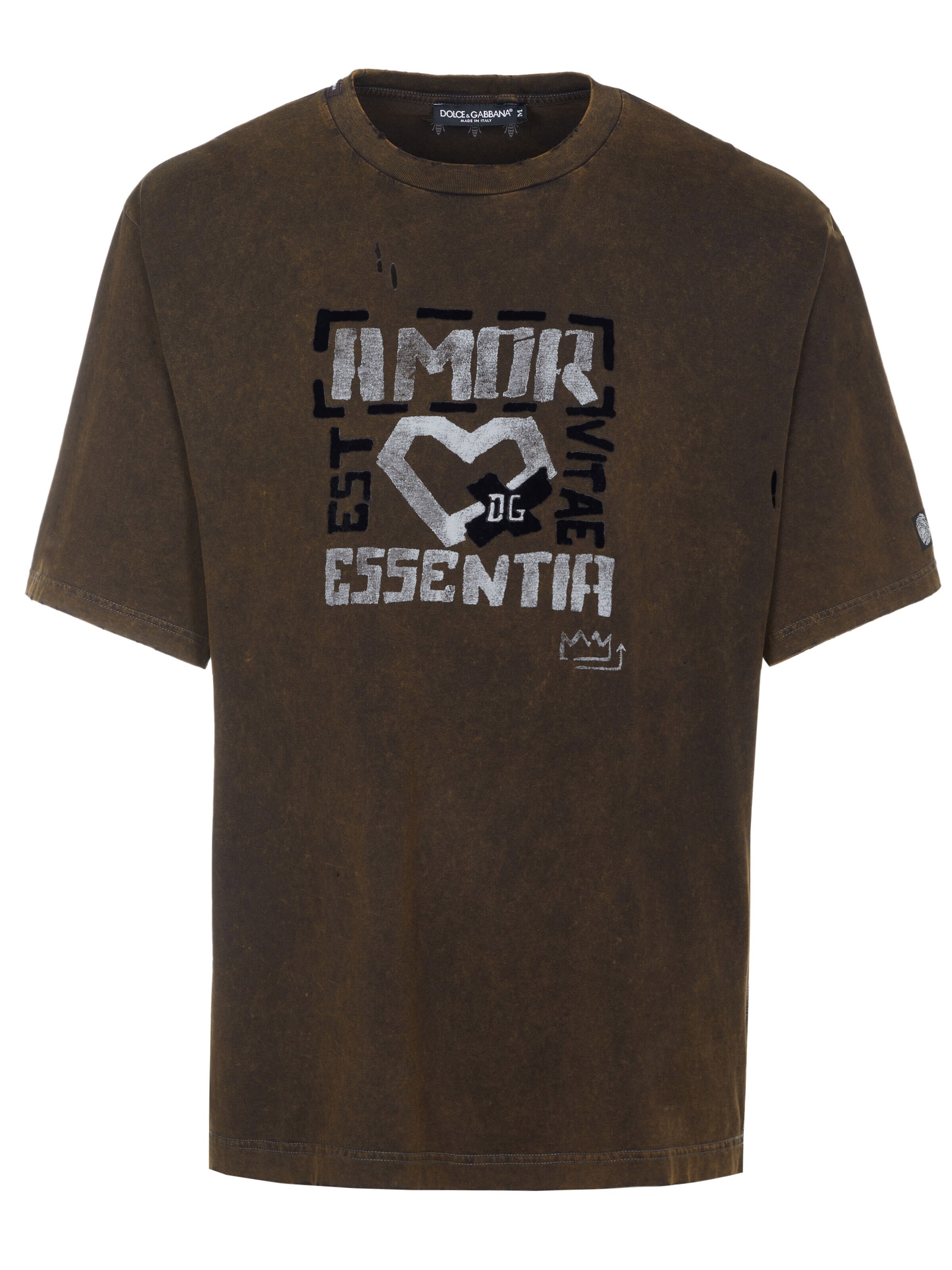 DOLCE & GABBANA Shirt in Brown: front