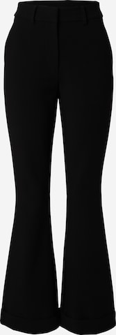 Guido Maria Kretschmer Women Flared Pants 'Theres' in Black: front