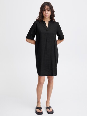 Robe-chemise 'LINO' ICHI en noir