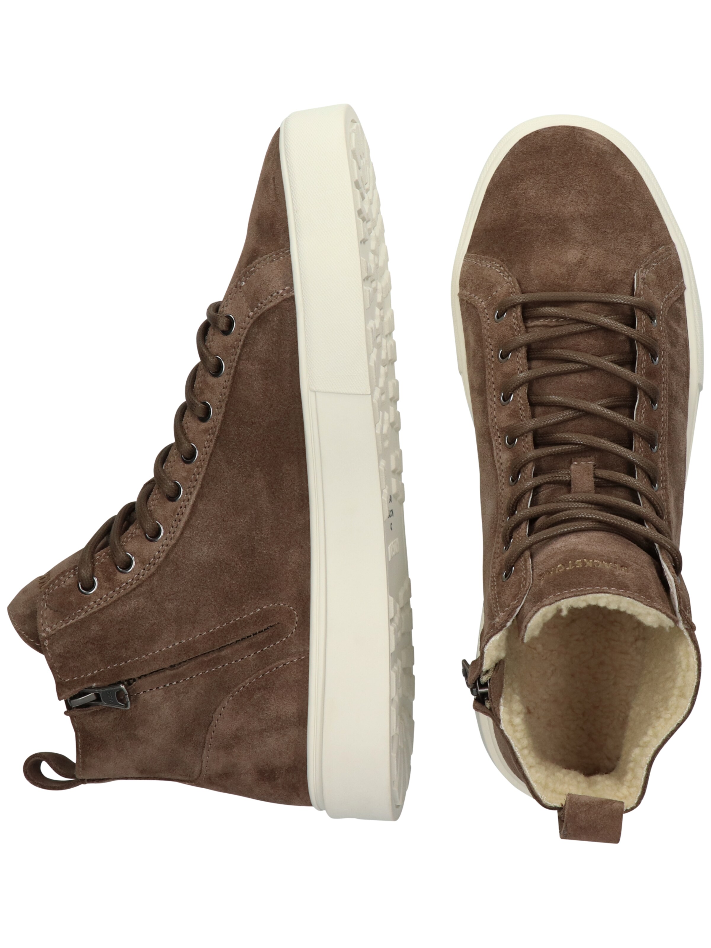 BLACKSTONE - Sapatilhas altas 'Ruby Innik EG540' em castanho